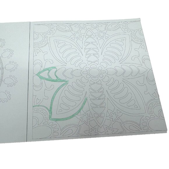 Vive Le Color! Serenity Adult Coloring Book & Pencils, Color Therapy Kit - Picture 14 of 14